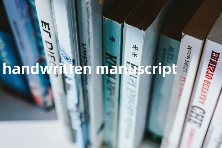 handwritten manuscript单词图解，单词释义场景配图