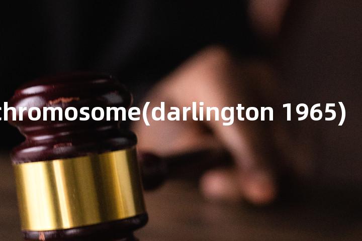 haplochromosome(darlington 1965)单词图解，单词释义场景配图