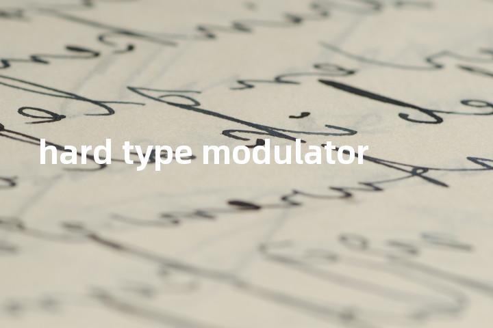 hard type modulator单词图解，单词释义场景配图