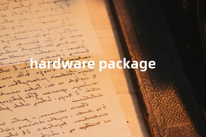 hardware package单词图解，单词释义场景配图