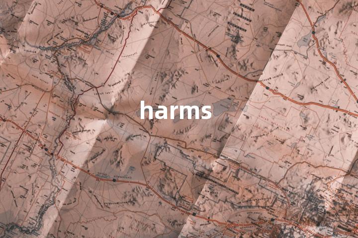 harms单词图解，单词释义场景配图