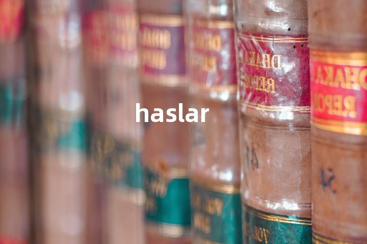 haslar单词图解，单词释义场景配图