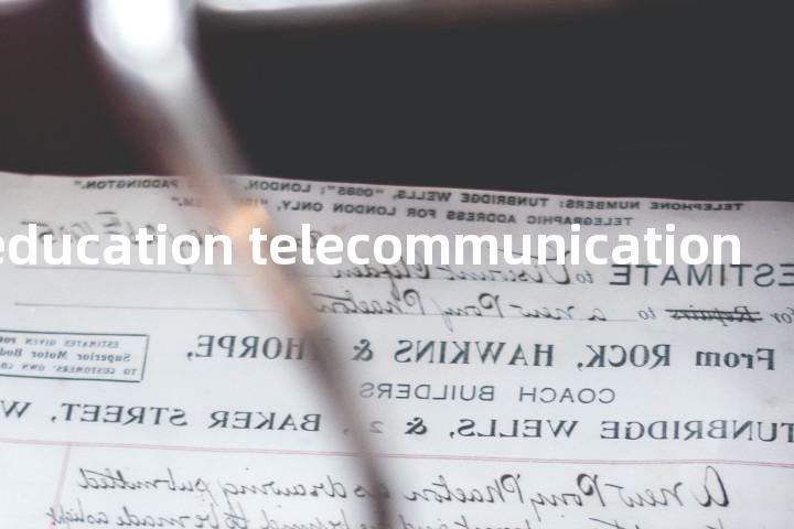 health education telecommunication单词图解，单词释义场景配图
