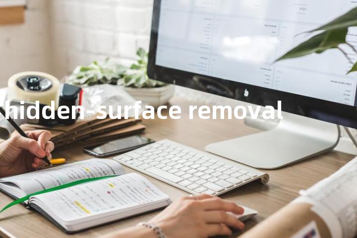 hidden-surface removal单词图解，单词释义场景配图