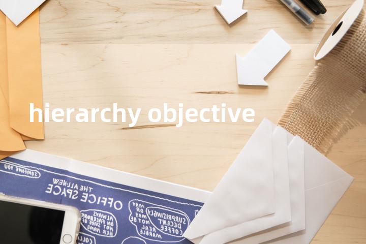 hierarchy objective单词图解，单词释义场景配图
