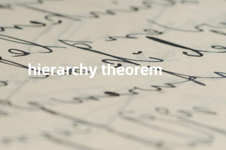 hierarchy theorem单词图解，单词释义场景配图
