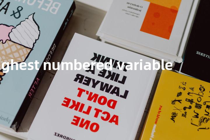 highest numbered variable单词图解，单词释义场景配图