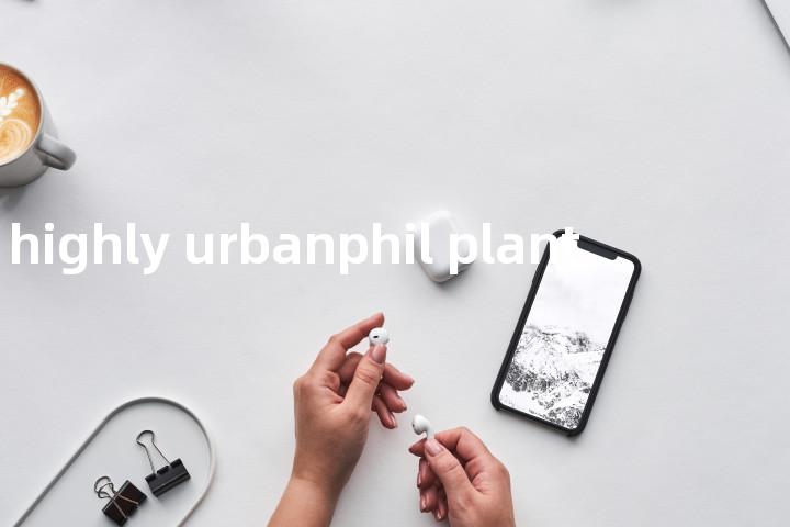 highly urbanphil plant单词图解，单词释义场景配图