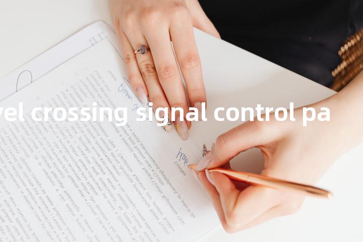 highway level crossing signal control panel单词图解，单词释义场景配图