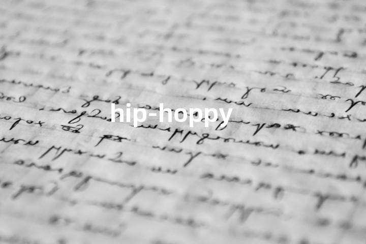 hip-hoppy单词图解，单词释义场景配图