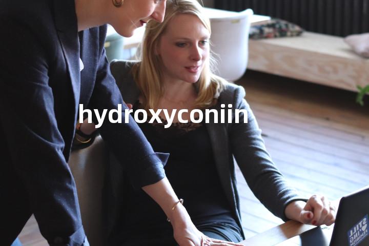 hydroxyconiin单词图解，单词释义场景配图