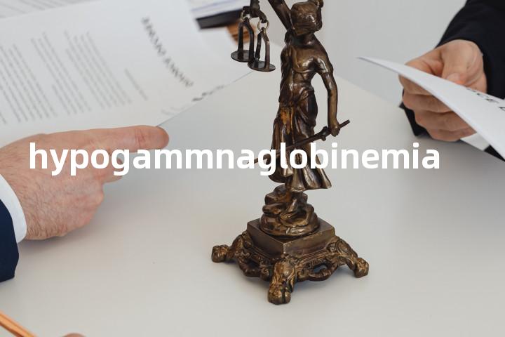 hypogammnaglobinemia单词图解，单词释义场景配图