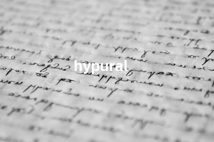 hypural单词图解，单词释义场景配图