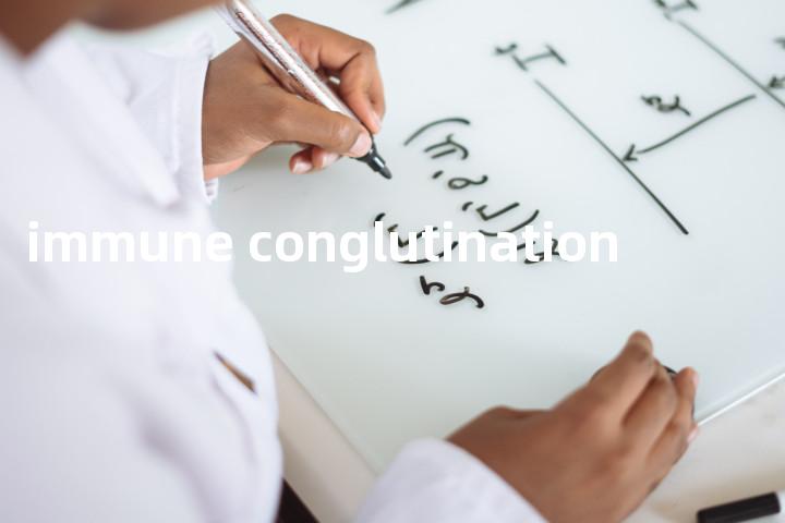immune conglutination单词图解，单词释义场景配图