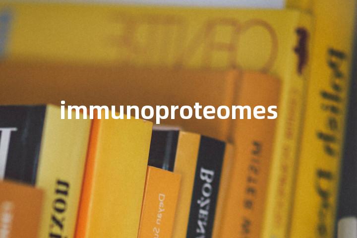 immunoproteomes单词图解，单词释义场景配图