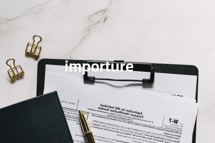 importure单词图解，单词释义场景配图