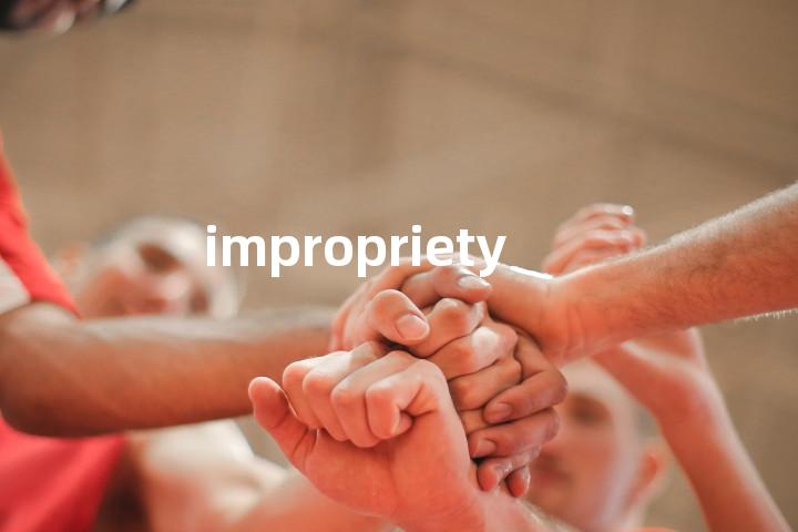 impropriety