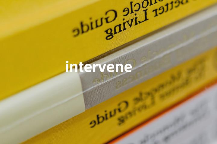 intervene