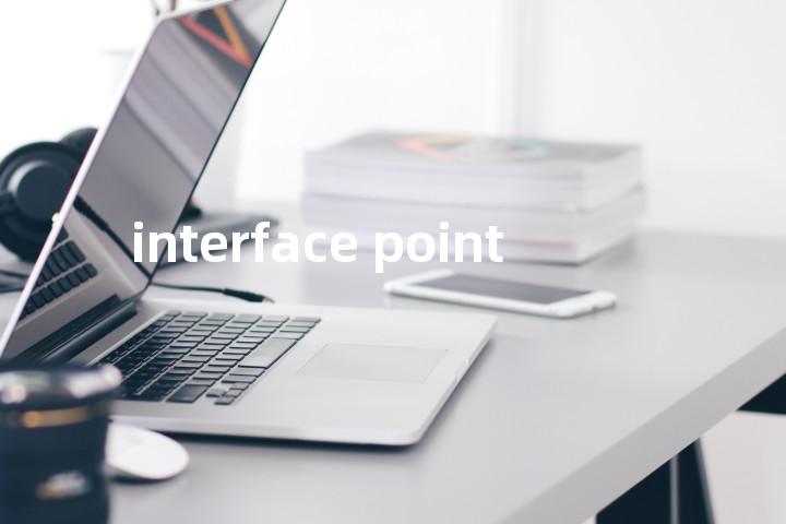 interface point单词图解，单词释义场景配图