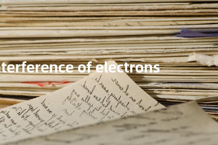 interference of electrons单词图解，单词释义场景配图
