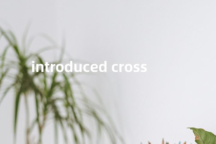 introduced cross单词图解，单词释义场景配图