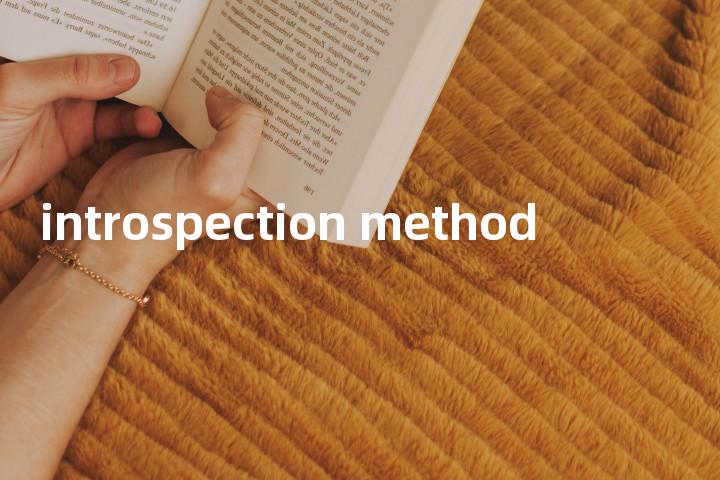 introspection method单词图解，单词释义场景配图