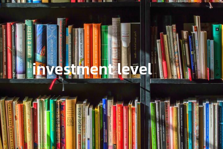 investment level单词图解，单词释义场景配图