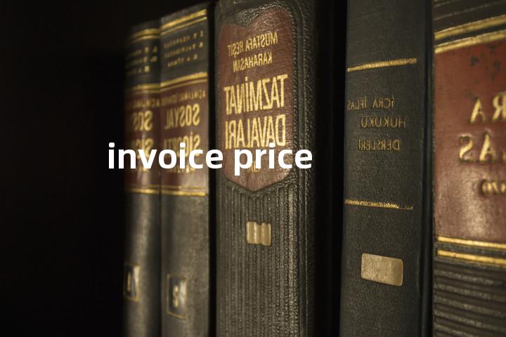 invoice price单词图解，单词释义场景配图