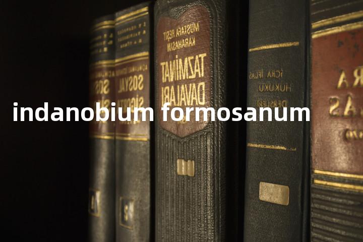 indanobium formosanum单词图解，单词释义场景配图