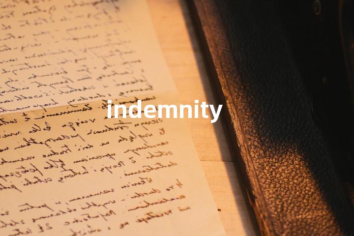 indemnity