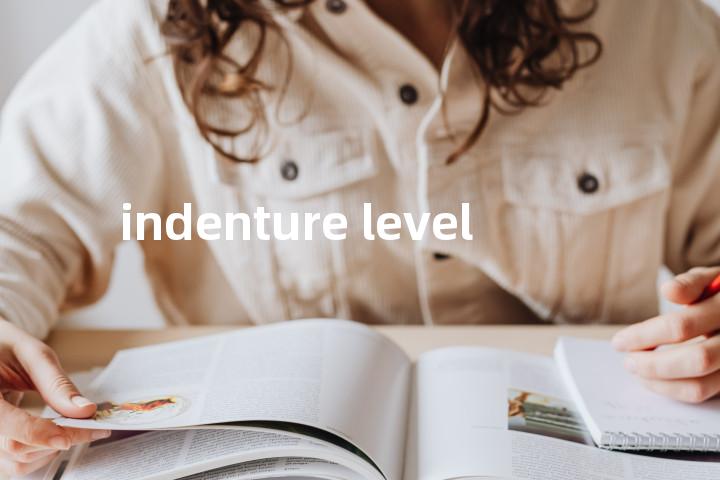 indenture level单词图解，单词释义场景配图