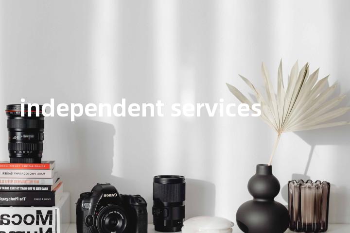 independent services单词图解，单词释义场景配图