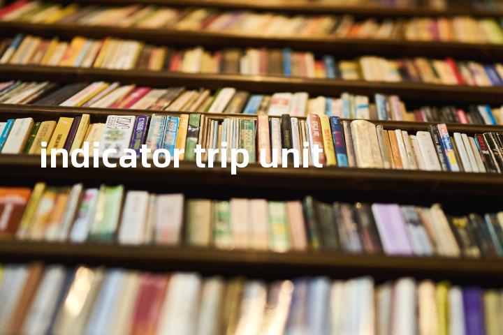 indicator trip unit单词图解，单词释义场景配图