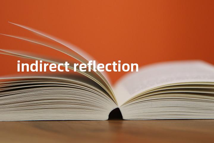 indirect reflection单词图解，单词释义场景配图