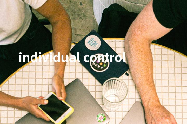 individual control单词图解，单词释义场景配图