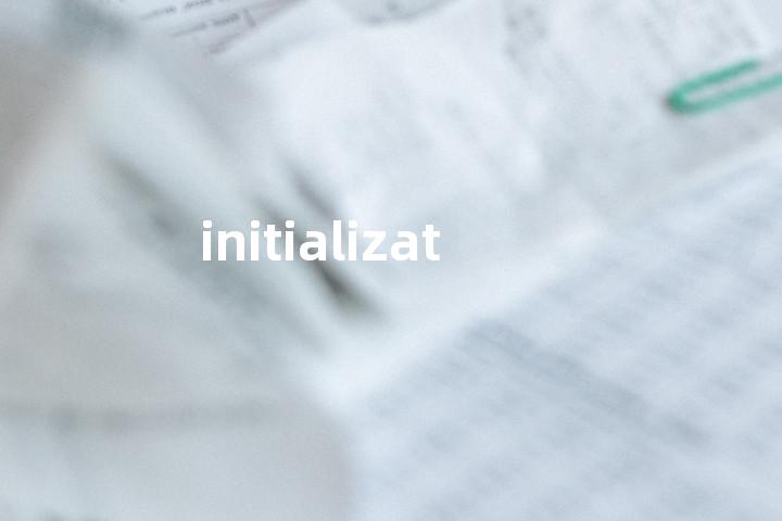 initialization