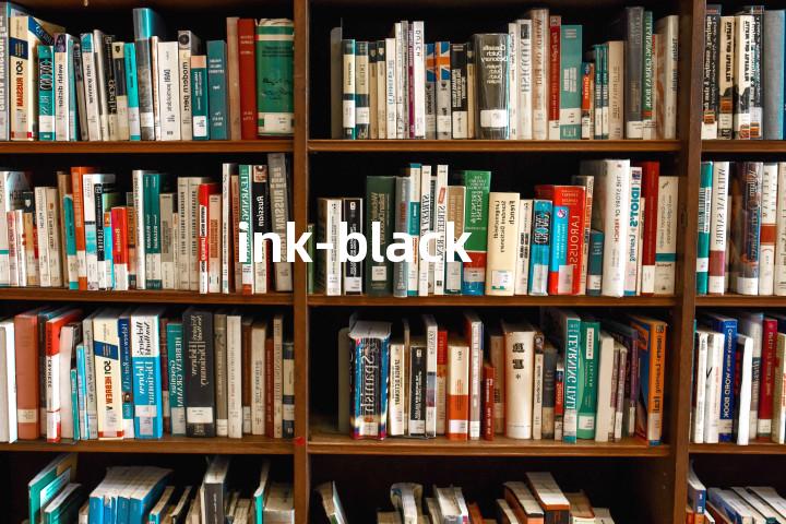 ink-black单词图解，单词释义场景配图