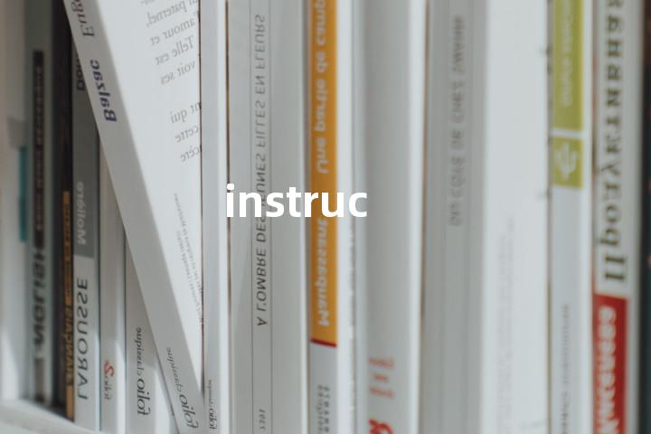 instruc单词图解，单词释义场景配图