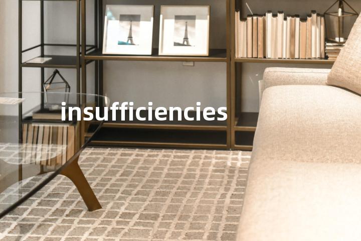insufficiencies单词图解，单词释义场景配图