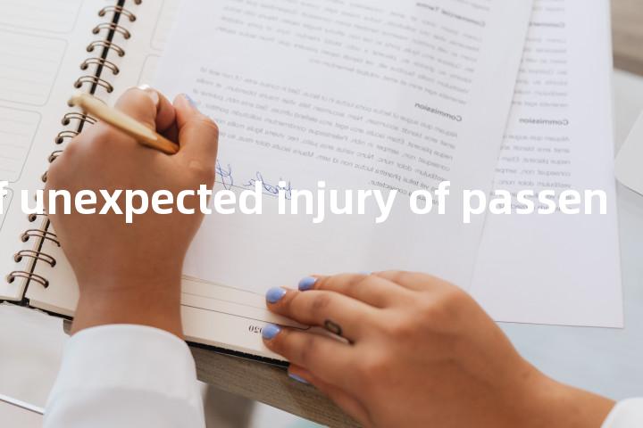 insurance of unexpected injury of passenger单词图解，单词释义场景配图