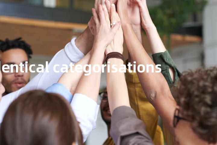 identical categorisations单词图解，单词释义场景配图