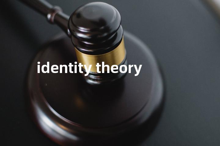 identity theory单词图解，单词释义场景配图