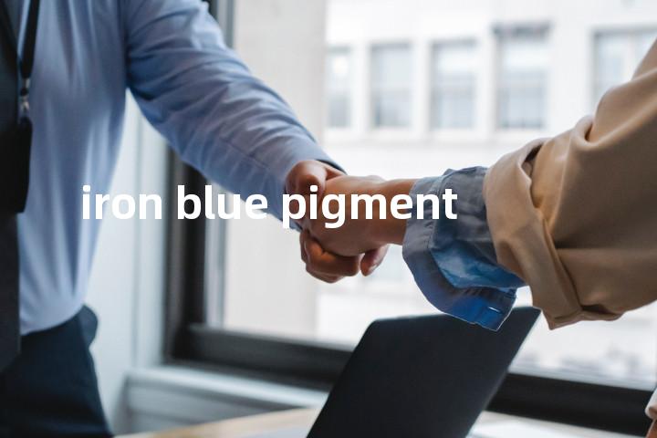 iron blue pigment单词图解，单词释义场景配图