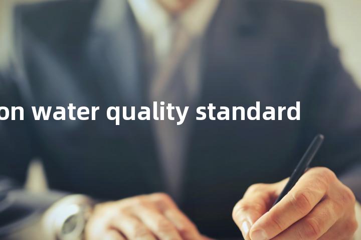 irrigation water quality standard单词图解，单词释义场景配图