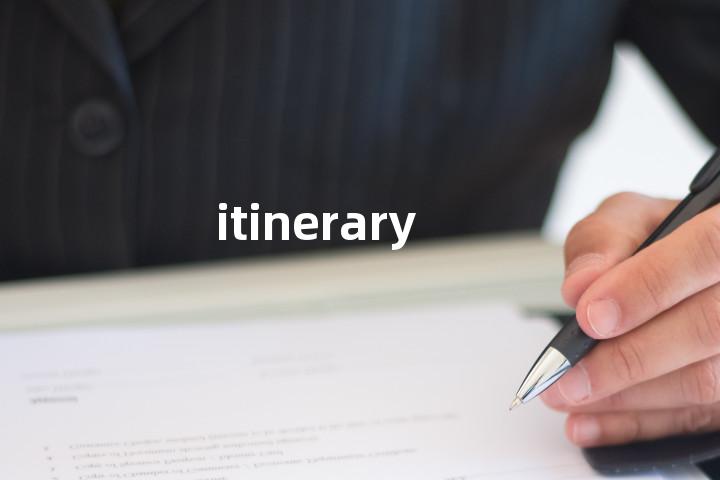 itinerary