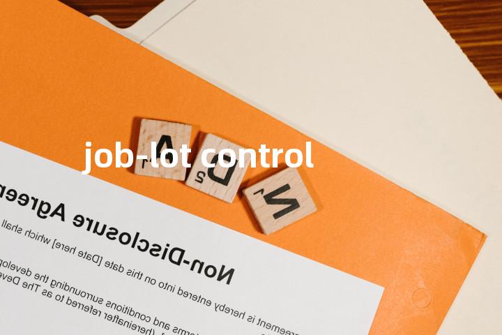 job-lot control单词图解，单词释义场景配图