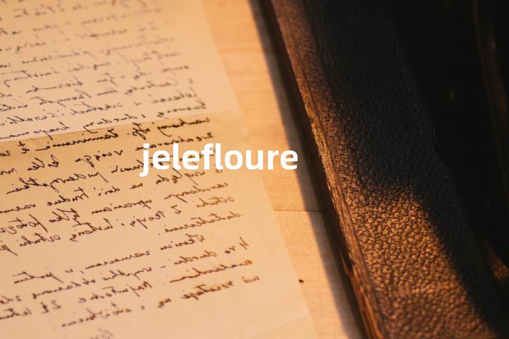 jelefloure单词图解，单词释义场景配图