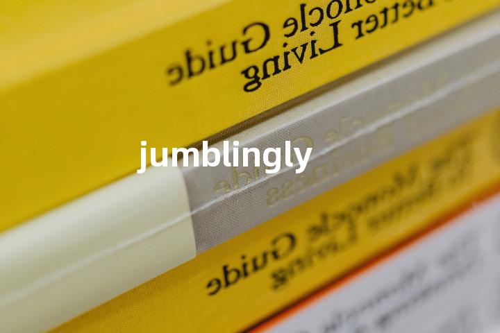 jumblingly单词图解，单词释义场景配图