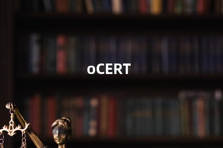 oCERT单词图解，单词释义场景配图
