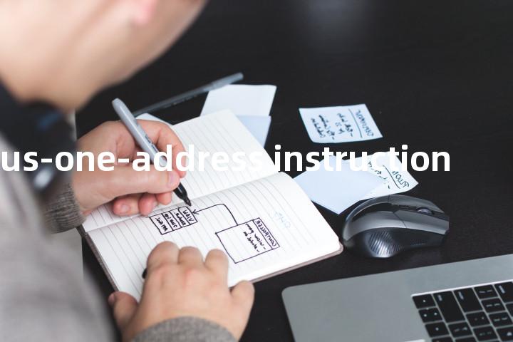 one-plus-one-address instruction单词图解，单词释义场景配图